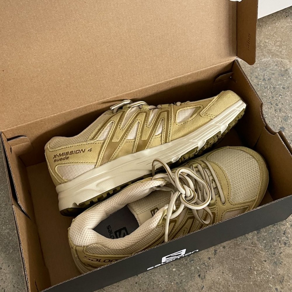 Salomon X-Mission 4 Pistachio, Womens 7